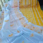 হাতের কাজের কুরশী থ্রি পিস