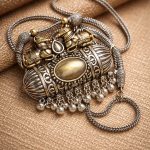 Vintage Antique Style Engraved Locket Pendant