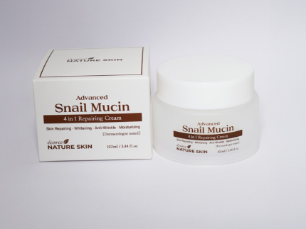 Nature Skin Advanced Snail Mucin 4 in 1 Repairing cream ( New ) 102 ml