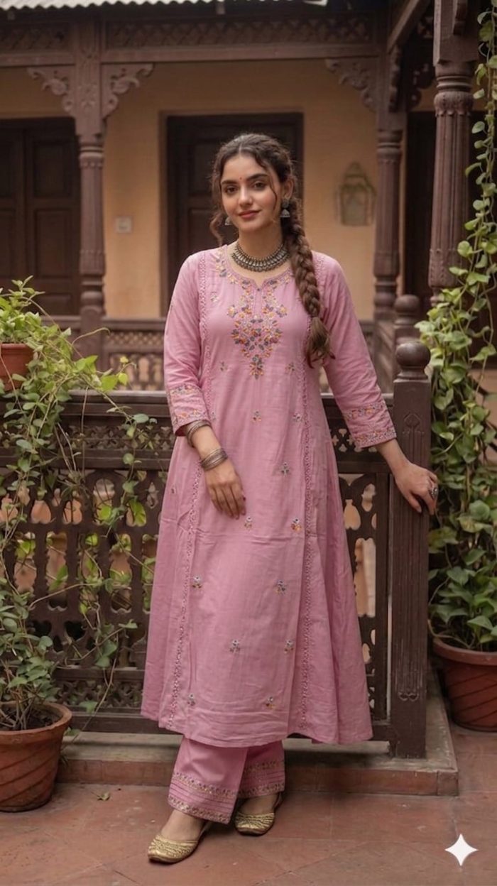 প্রিমিয়াম এমব্রয়ডারি ও মিরর ওয়ার্ক টু-পিস কালেকশন - Image 5