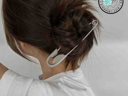 Safety Pin Hair Clip
